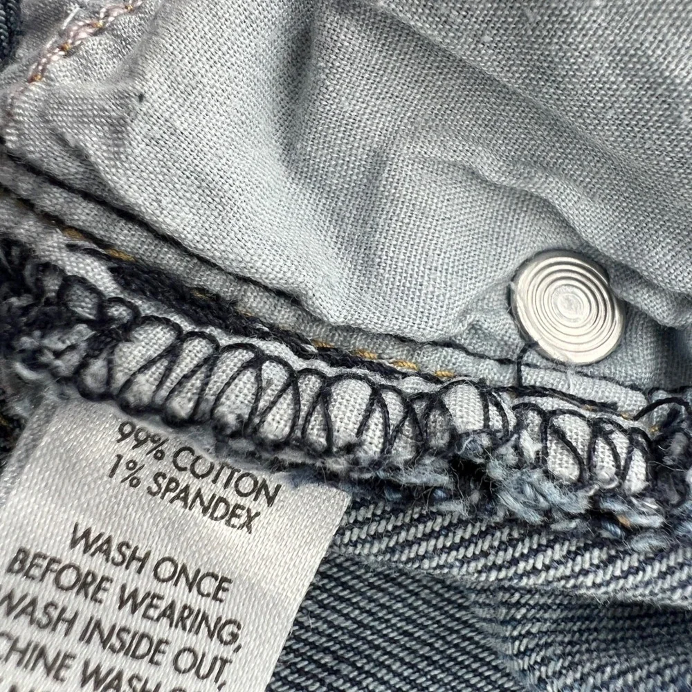 Ann Taylor Loft Curvy Bootcut Jeans Womens 12 Medium Wash Denim Blue Stretch